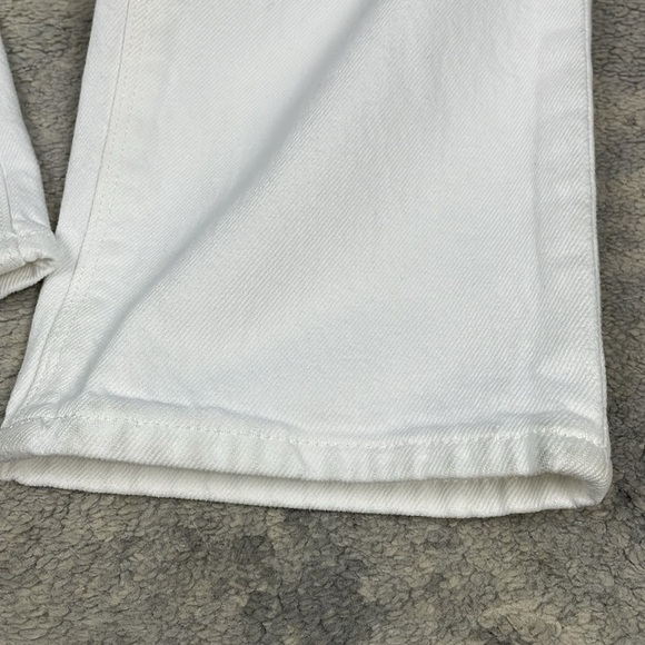 NWT Hudson Bettie Taper Jeans White High Rise Ankle Sz 32 - Picture 11 of 14